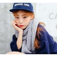 ราคา MY061 ผ้าพันคอไหมพรมสีเทา (100480999)