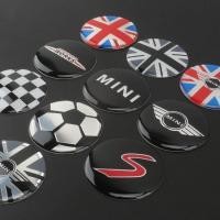 ราคา 4PCS 56mm MINI Cooper อังกฤษธง John Cooper ทํางานรถศูนย์ล้อ Hub Cap สติกเกอร์อัตโนมัติยางสัญลักษณ์ Badge Decal (51501436673)