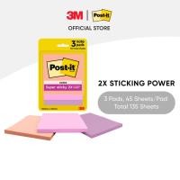 ราคา 3M Post-it Super Sticky Notes, 3321-3SSJP, 135 แผ่น/แพ็ค, 3 x 3 in, สําหรับเตือนและบันทึก (24843976961)