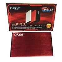 ราคา OKER BOX Hard Driveรุ่น ST-2513 USB 2.0 / 2.5" SATA รองรับได้ กล่องใส่ฮาร์ดดิส (RED)#1331 (520874781)