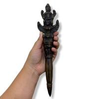 ราคา Mutaruกริชพระนารายณ์ทรงครุฑปราบไตรจักรเนื้อทองเหลืองรมดำขนาด11นิ้วหลวงปู่ผาดพุทธคุณสูงเสริมดวงหนุนดวง ปราบสิ่งเลวร้าย ขจ (19979118386)