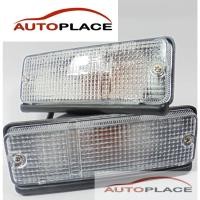 ราคา (1 คู่) ไฟหรี่กันชน โตโยต้า โคโรล่า KE70 (ฝาขาว) TOYOTA COROLLA E70 KE70 KE75 TE71 TE72 (17396222527)