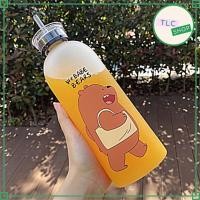 ราคา We Bare Bear ขวดดื่ม 1 ลิตร / ขวดดื่ม We Bare Bear 1000ML (29865283365)
