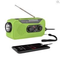 ราคา Wind Up วิทยุพลังงานแสงอาทิตย์ฉุกเฉินพลังงานแสงอาทิตย์วิทยุ Crank Powered พร้อมแบตเตอรี่ชาร์จ SOS Alarm AM/FM ไฟฉายสว่างแจ็คหูฟังพอร์ต USB สําหรับกลางแจ้งตั้งแคมป์เดินป่า (43650911332)