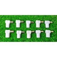 ราคา แจ็ค75โอห์ม รุ่นพลาสติกแข็งตัวงออย่างดี แพ็ค10ชิ้น แจ็คเสียบทีวี RG6 แจ็คสายอากาศกล่องดิจิตอล มีให้เลือก2รุ่น ผู้-เมีย (13908133668)