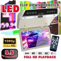 ราคา จอติดรถยนต์ ขนาด 9.5 นิ้ว FLIP DOWN MONITOR จอติดเพดาน จอมอนิเตอร์ รุ่น FX-9060 สีครีม/สีดำ (26013932799)