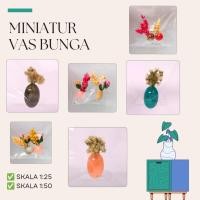 ราคา MINIATURE FLOWER VASE / FLOWER POT SCALE 1:25 และ 1:50 สําหรับรุ่น INTERIOR และ ARCHITECTORAL (49501578457)