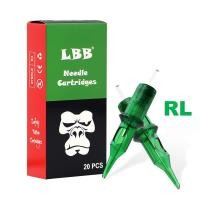 ราคา LBB เข็มสักลาย 20 ชิ้น/กล่อง RL เข็มสัก เปลือกสีเขียวใส มีเมมเบรนป้องกัน เข็มสักมือ ไร้สาย เครื่องสัก ปากกาสักลาย อุปกรณ์สัก (28407437743)