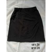 ราคา กระโปรงทรงเอสีดำ กระโปรงนักศึกษา (41218078620)