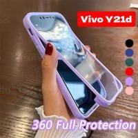 ราคา สําหรับ Vivo Y21d 2025 เคสโทรศัพท์ปลอก Full Body 2 In 1 สองด้าน Protector VivoY21d Y21 DY 21d 360 ด้านหน้า + ด้านหลังรวมทุกอย่างกันกระแทก Soft Silicon ฝาหลัง (47650113890)