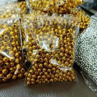 ราคา ลูกปัดพลาสติก สีเงิน/สีทอง ขนาด 3-12 มิล,ดอกพิกุล(ปริมาณ 50-100 กรัม) (2291174120)