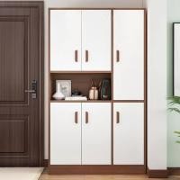 ราคา ตู้ ตู้โชว์ ตู้รองเท้า สีน้ำตาล ขนาด90ซม ไม้แข็งแรง มีมือจับ ทำจากไม้ MDF (22912994985)