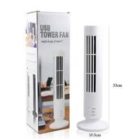 ราคา พัดลมตั้งโต๊ะทรงสูง USB Tower Fan (สีขาว) (538086935)
