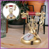 ราคา 1pcs นาฬิกาโทรศัพท์โบราณ สไตล์วินเทจ ของแต่งบ้าน ของขวัญพิเศษ ตกแต่งโต๊ะทำงาน ของสะสมศิลปะ (40304627126)