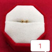 ราคา ตุ้มหูหุ้มทองราคาส่ง...แพ้ง่ายใส่ได้..ไม่ลอกไม่ดำค่ะแถมตลับให้ทุกคู่ (5334195073)