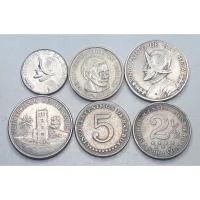 ราคา เหรียญ Panama, 2 and Half Cents - 25 Cents, 1907-2003, Six Coins LOT, จำนวน 6 เหรียญ, Free Shipping, ส่งฟรี (43962205193)