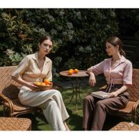 ราคา Chloe Crop เสื้อครอป เชิ้ต ดีเทลเชือกรูดเก๋ไม่เหมือนใคร (56350271295)