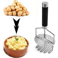 ราคา ที่บดมันฝรั่ง ที่กดมันฝรั่ง Masher Potato สแตนเลสสตีล จับถนัดมือ ไว้ทำมันฝรั่งบด --สินค้ามีพร้อมส่ง-- (5114172894)