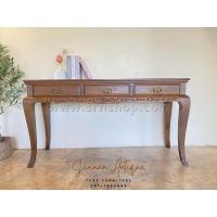 ราคา Sirinun : โต๊ะทำงานไม้สัก โต๊ะไม้สัก ไม่ต้องประกอบ (26124774216)