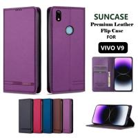 ราคา FLIP CASE VIVO V9 / VIVO V9 PRO PREMIUM WALLET LEATHER STANDING BACK COVER (40776056947)