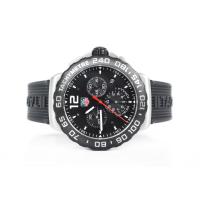 ราคา Tag Heuer Formula 1 Chronograph หน้าดำ สายยาง (1634991992)