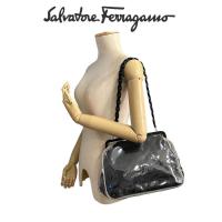 ราคา กระเป๋า SALVATORE FERRAGAMO VINTAGE SHOULDER BAG 2 LAYER แบรนด์แท้ (14899628149)