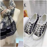 ราคา Dior sneaker / Dior scarf 10185 (9507536917)