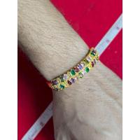 ราคา กำไรข้อมือ ประดับพลอย ทุกชนิด วัดพระแก้ว วังหน้า ประดับพลอยหลากสี เนื้อทองเหลือ โบราณ ฝังสมเด็จพุฒจารโต (28931739393)