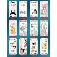 ราคา ฟิล์มกระจกนิรภัย กันรอยหน้าจอ แบบเต็มจอ ลายการ์ตูน สําหรับ iphone 6 6s 7 8 plus 6 7 8 6 7 8 se2 (18461495489)