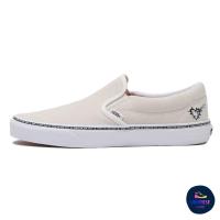 ราคา [ของแท้ ส่งไว PRE-ORDER] VANS CLASSIC SLIP-ON - AIMING 4 YOUR HEART LIGHT GRAY/WHITE (22862079648)