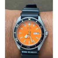 ราคา ขายนาฬิกาดำน้ำหน้าส้ม Vintage VEGA (Citizen) Diver 100m Orange Dial Made In Japan 1980’s Quartz 38mm (28767325202)