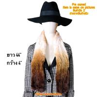 ราคา ผ้าพันคอ เฟอร์ขนสัตว์พันคอขนกระต่ายแท้ (19771575626)