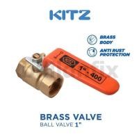 ราคา Kitz Ball Valve / Stop Valve ทองเหลือง 1" นิ้ว (40572091085)