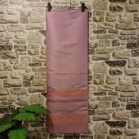 ราคา 72.ผ้าฝ้าย ผ้าทอทั้งผืน ลายยกดอกลำพูน สีชมพู (25072362426)