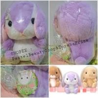 ราคา ❌หมดค่ะ❌[TOREBA][นำเข้าจากญี่ปุ่น]ตุ๊กตากระต่าย Amuse : Pote Usa Loppy - Jumbo Gathering Big สีม่วง-ขาว (10909715176)