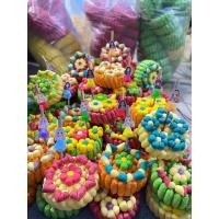 ราคา กระทงอาหารปลาข้าวโพดพร้อมธูปเทียน คละแบบให้ ✨ (22185880657)