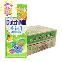 ราคา dutchmill dutchmill ดัชมิลล์ นมเปรี้ยว ดัชมิลล์นมเปรี้ยว นมเปรี้ยวดัชมิลล์ ยูเอชที รสผลไม้รวม 180 มล. x 24 กล่อง (52550301498)
