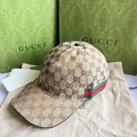 ราคา [พร้อมส่งไทย] ของแท้ New Gucci canvas baseball cap (21370228091)