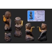 ราคา นางกวักไม้แกะพอกผงลงรัก หลวงปู่บุญ วัดกลางบางแก้ว (12470360473)