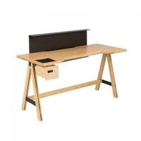 ราคา modernform โต๊ะทำงาน รุ่น MILLION ขนาด 140*60*72 CM. ไม้แอชสีธรรมชาติ (14521446759)