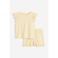 ราคา H&M(เอชแอนด์เอ็ม) ชุดนอนผ้ายืด Girl Jersey pyjamas 0663443_3 (42400788152)