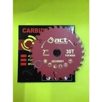 ราคา ใบเลื่อยวงเดือนตัดไม้ฟันทังสเตนคาร์ไบด์ACT(7”x30T)(7”x40T)(7”x60T) (18129796399)
