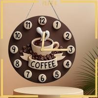 ราคา [Perfk] นาฬิกาถ้วยกาแฟแขวนเครื่องประดับ 2D ตกแต่งผนังสําหรับห้องครัวร้านกาแฟ (26139901231)