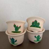 ราคา กระถางเพ้นท์ลายแคคตัส คละลาย 3.2 นิ้ว ยกโหล (10740551079)