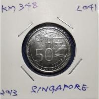 ราคา เหรียญ​ต่างประเทศ​ สิงคโปร์​ Singapore, 50 Cent, ใช้แล้ว,#0673L (11163932476)