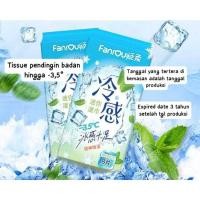 ราคา Fanrou Cool Body Wipes Mint 64 แผ่น Body Cooling เนื้อเยื่อ (29574889878)