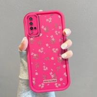 ราคา ดอกไม้สีชมพูเคสโทรศัพท์สําหรับ Huawei Y6P Y7 Prime Y7 Pro Y7A Y9 Y9 Prime Nove 5t Nove 6se Nove 7i P30 Pro P40 lite Honor 9X Pro กันกระแทก Soft TPU Protector ฝาหลัง (41768235253)
