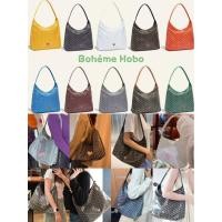 ราคา ✈️ ของแท้ GOY Bohème Hobo ผ้าใบ / หนังวัววัสดุหัวใจโลโก้กระเป๋าสะพาย (55551235720)