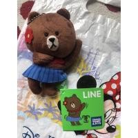 ราคา Line friend dancing brown พวงกุญแจตุ๊กตาไลน์ หมีบราวน์เต้นรำ (19762017211)