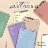 ราคา Plan B Study Planner ver.2 – 100-Day Daily Study Journal | A5, 10-Minute Tracker, Planner เกาหลี (26193103246)